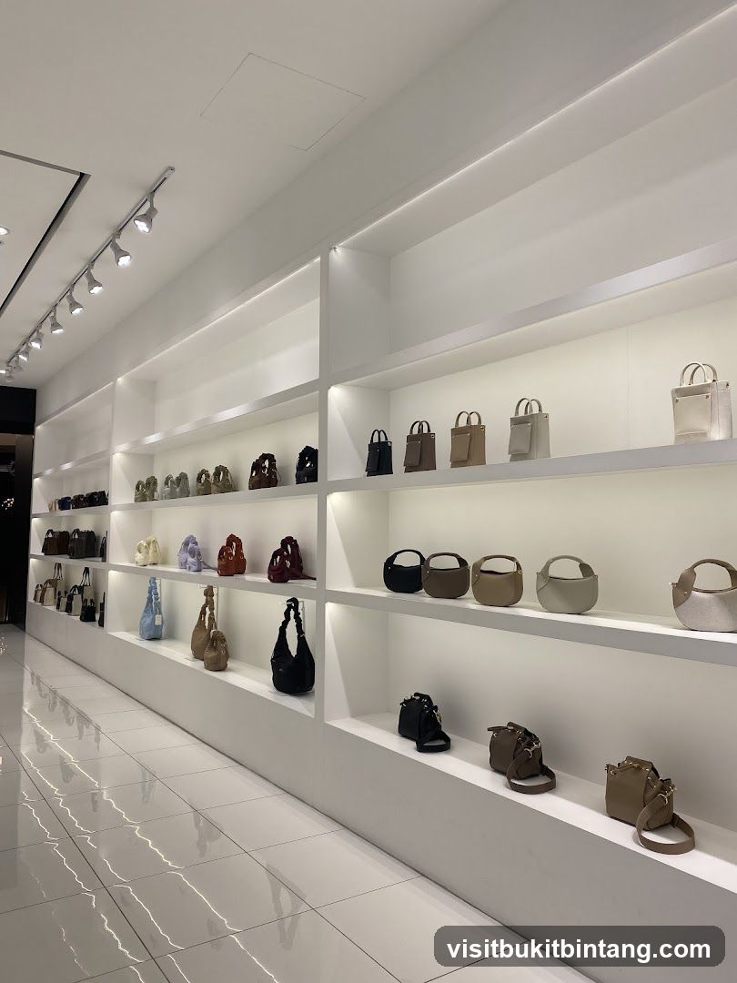 Store Interior with Handbags