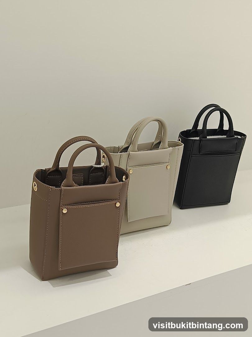 Three Handbags