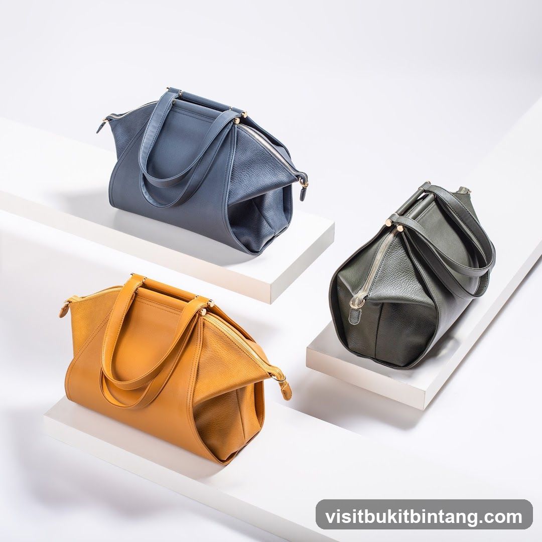 Three Leather Handbags