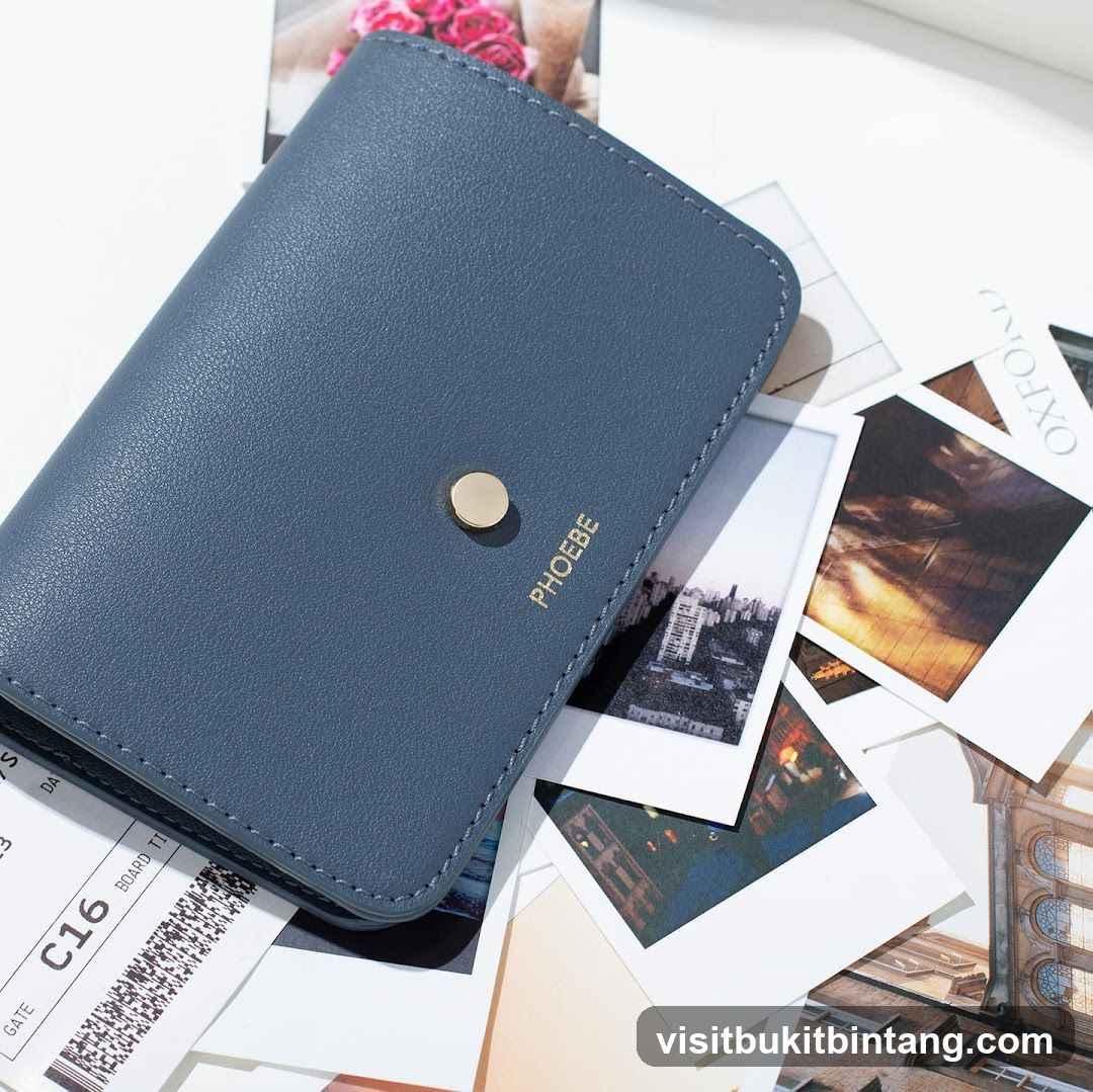 Blue Wallet with Photos