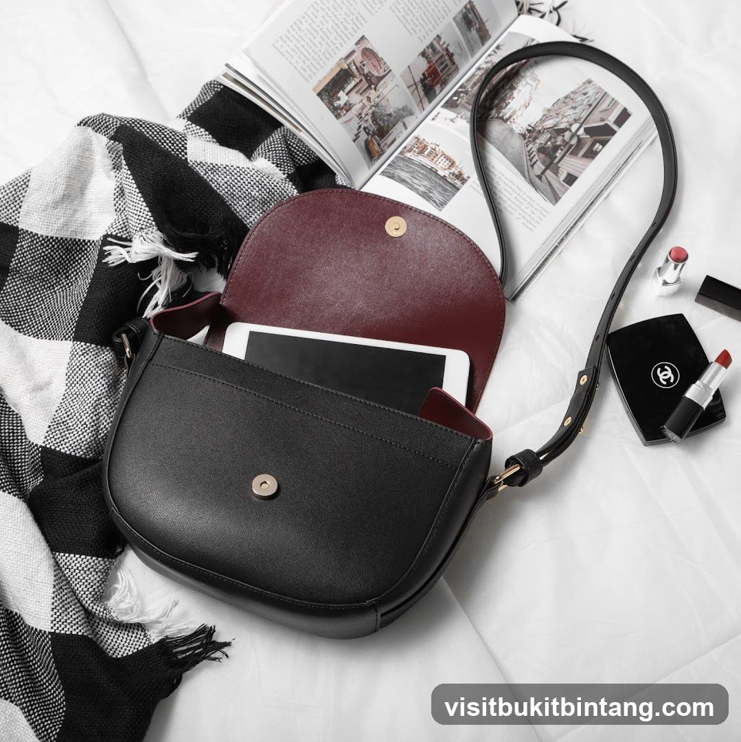 Fashionable Handbag with Accessories