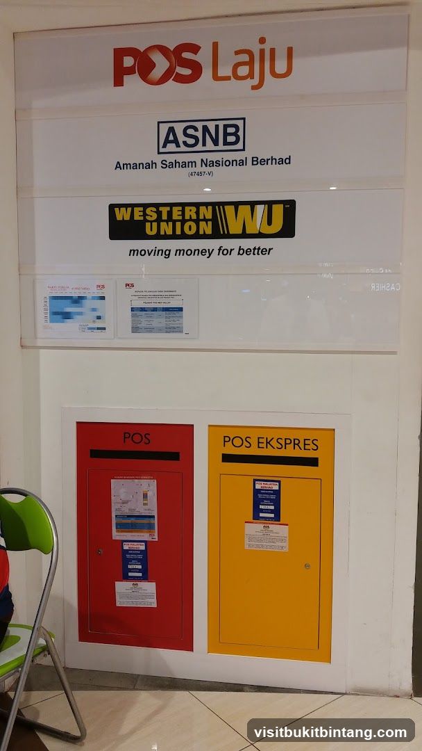 POS Laju, ASNB, and Western Union Services