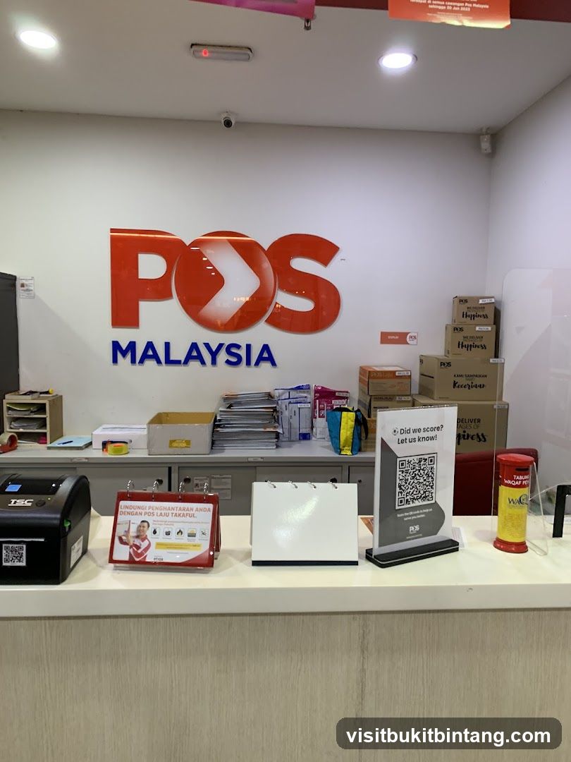 POS Malaysia Counter