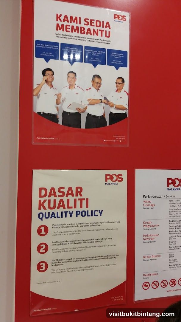 Pos Malaysia Information Boards