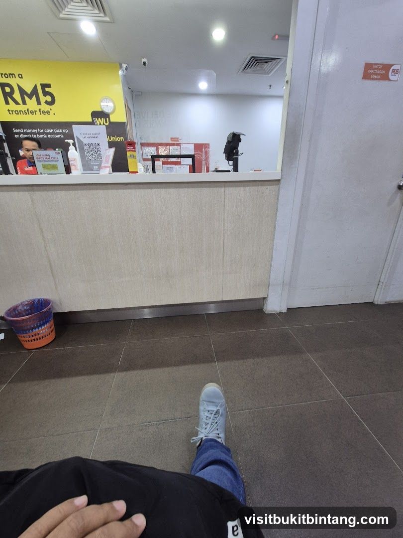 POS Malaysia Counter