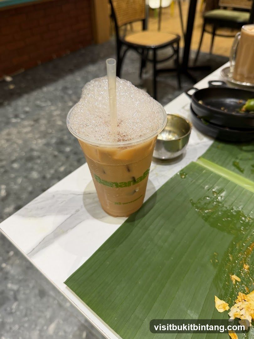Iced Coffee with Foam