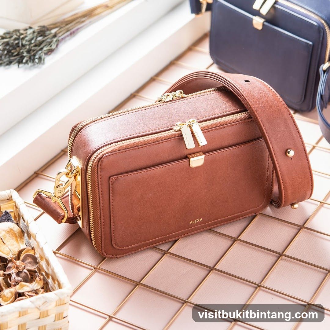 Brown Leather Crossbody Bag