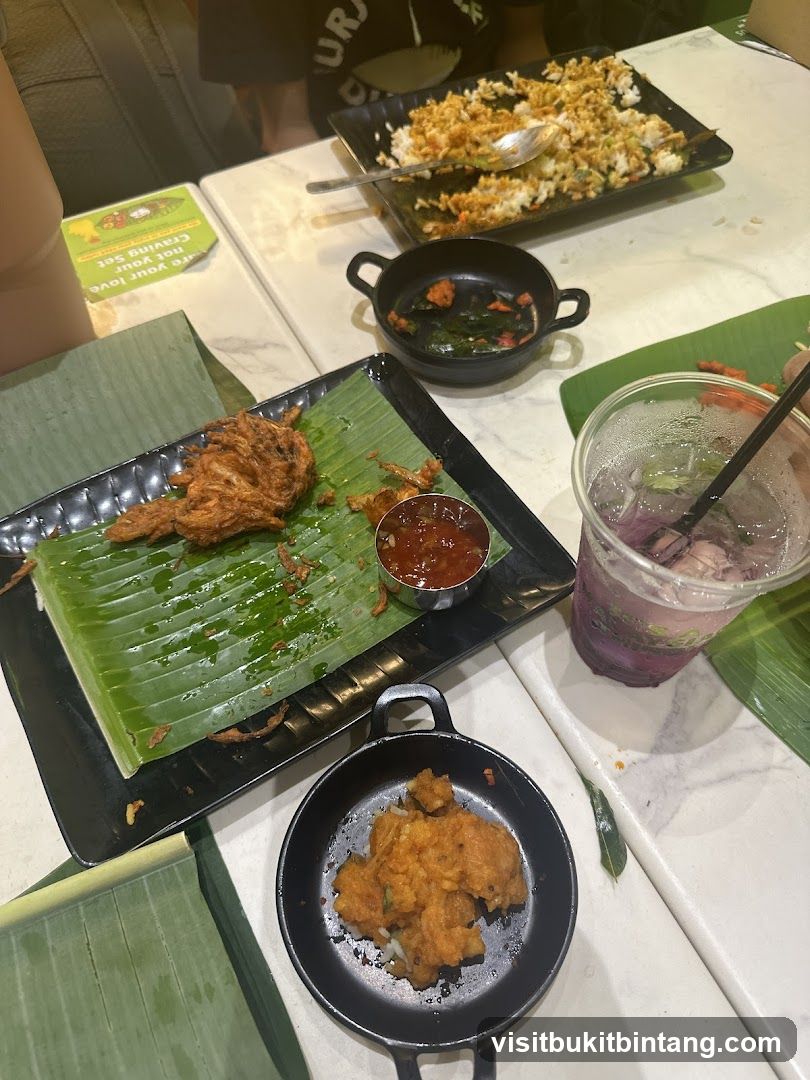Food on Banana Leaves