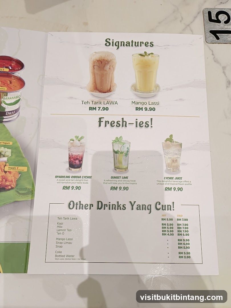 Drink Menu