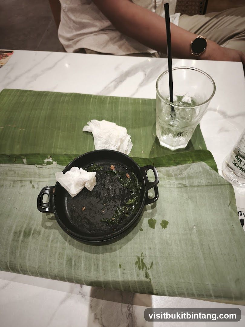 Table Setting with Leftover Food