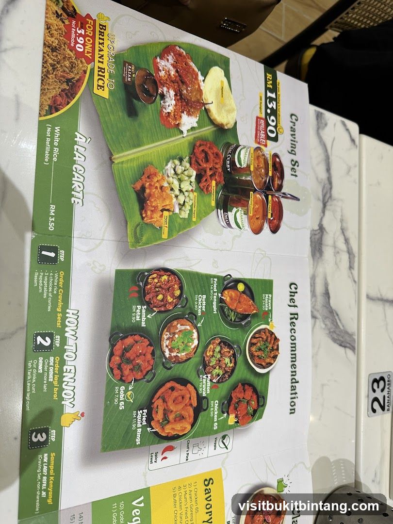 Craving Set Menu