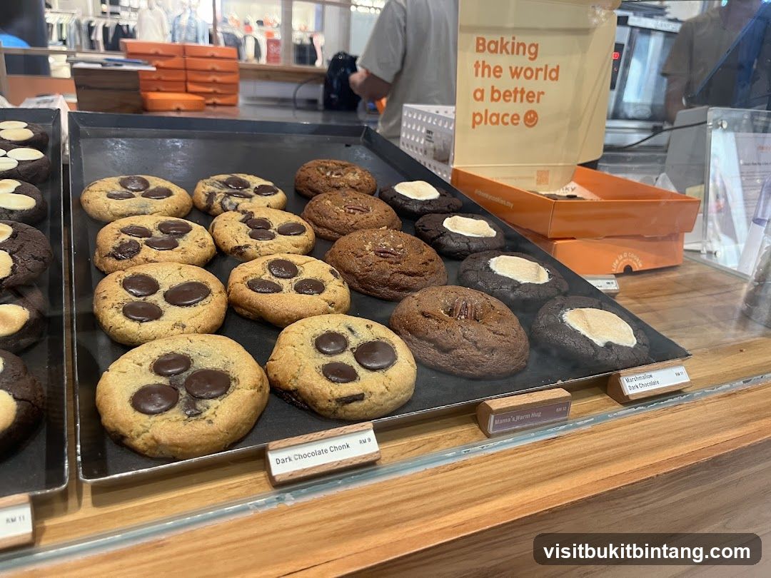 Cookies on display