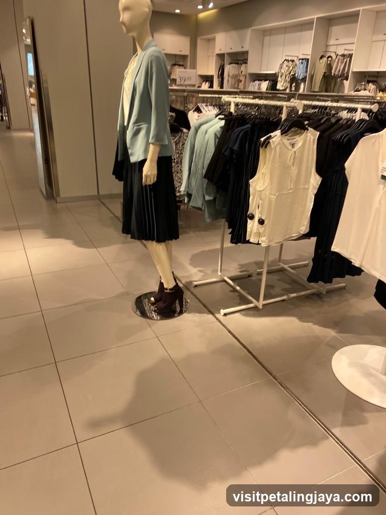 Clothing Store Interior Display