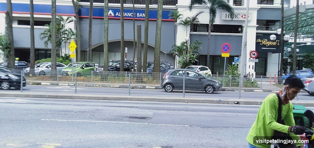 Street Scene with Bank and Storefronts