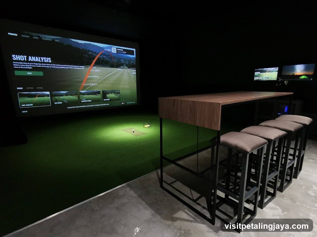 Golf Simulator Interior