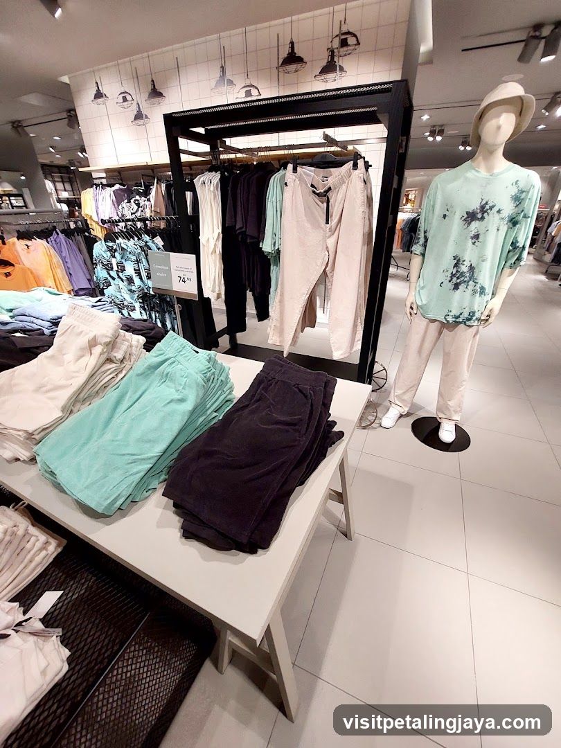 Clothing Store Interior Display