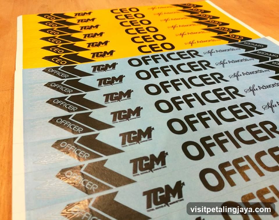 TGM Officer Sticker Sheet