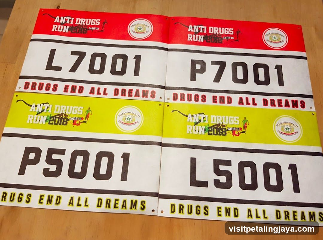 Anti Drugs Run 2015 Race Bibs