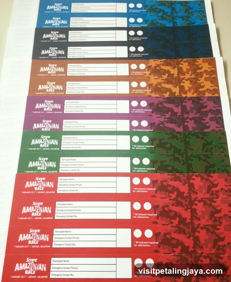 Score Amazonian Race Entry Forms