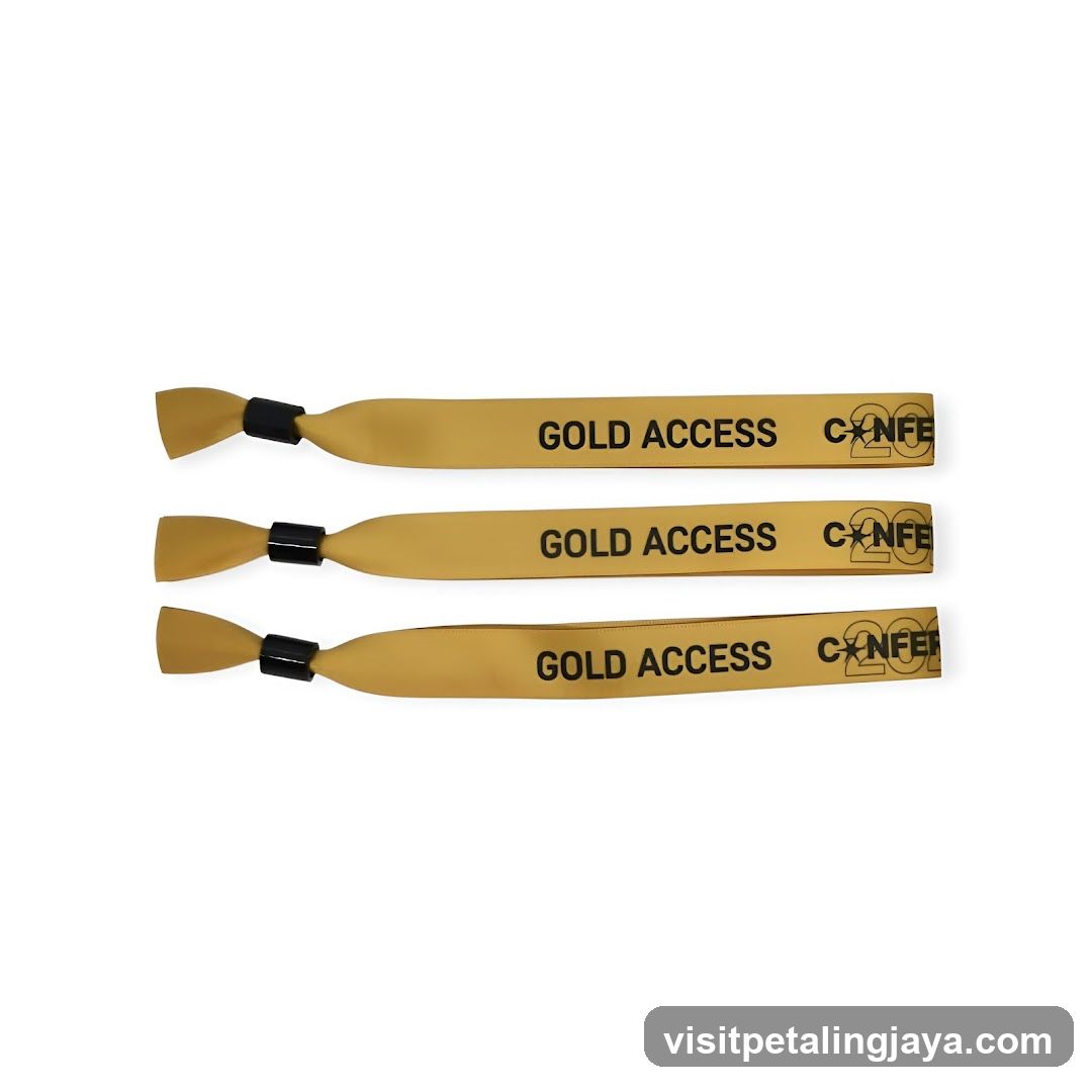 Gold Access Wristbands