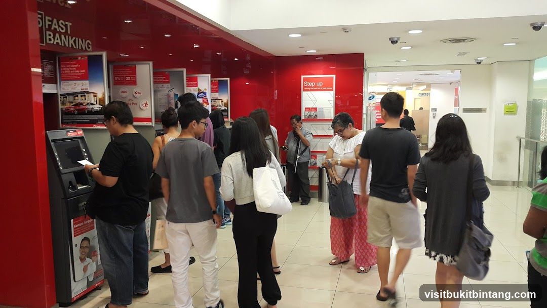 People at a Bank
