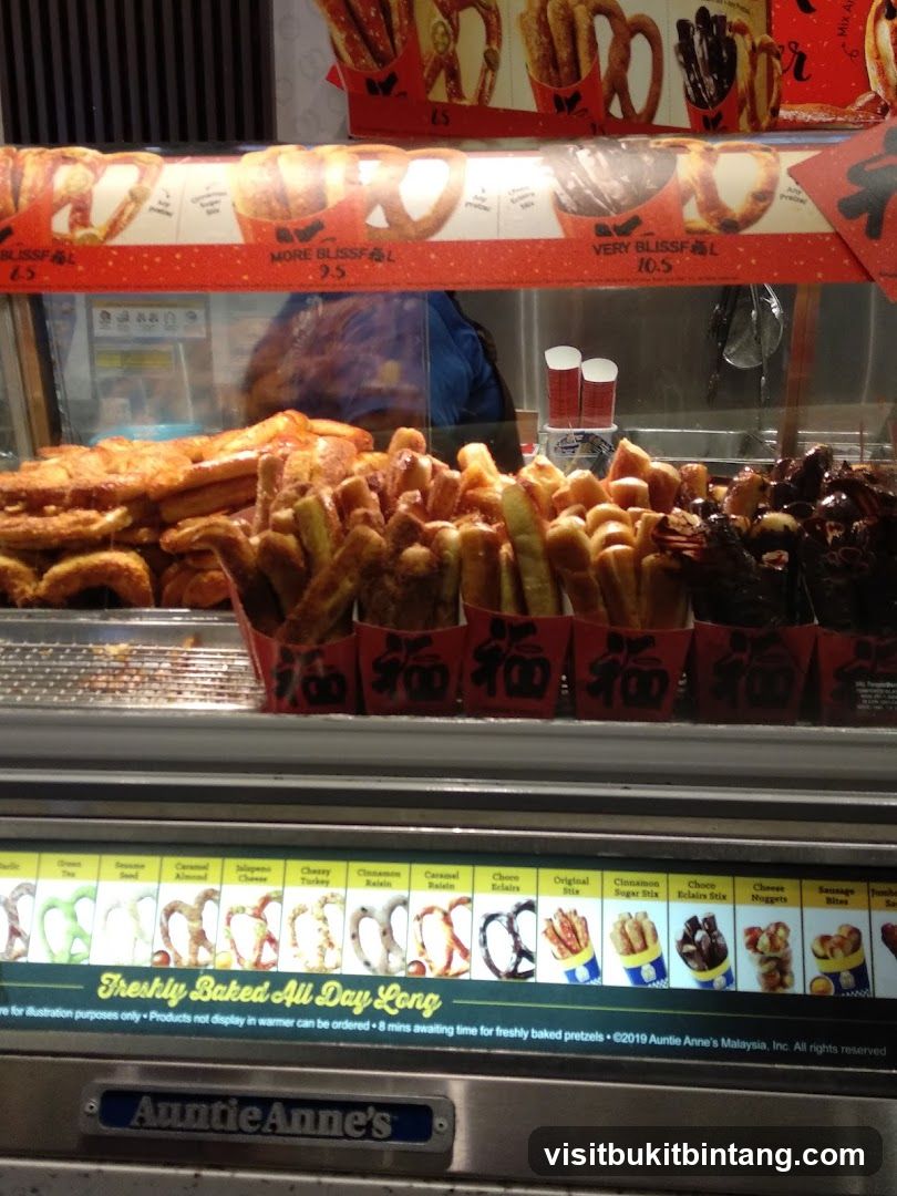 Auntie Anne's Pretzel Display