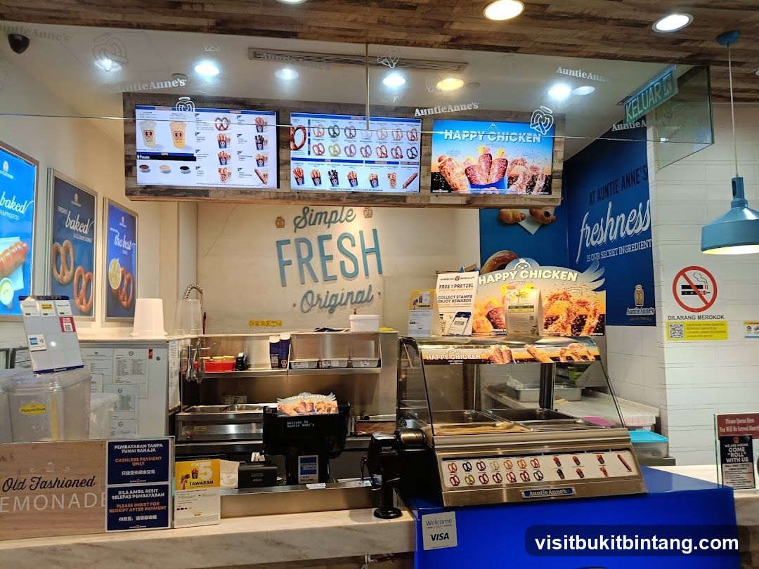Auntie Anne's Counter