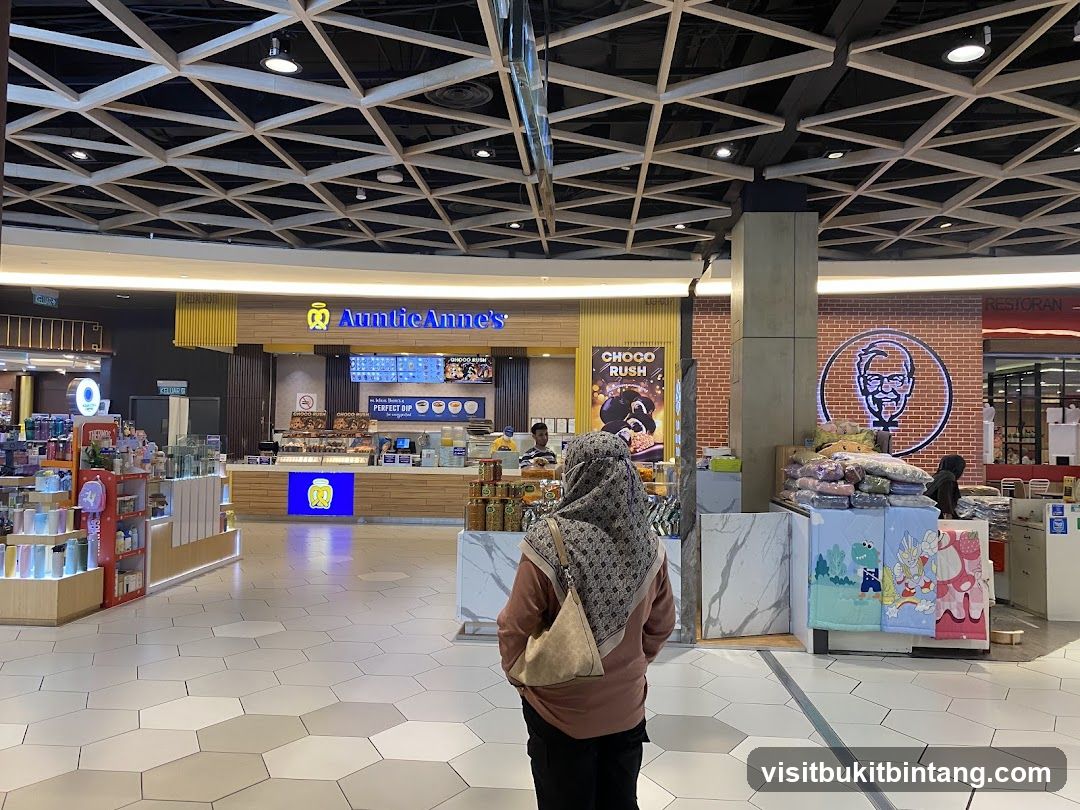 Mall Food Court with Auntie Anne's and KFC