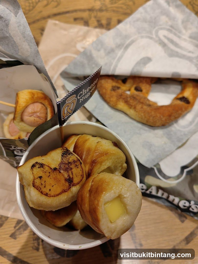 Pretzel Bites and Hot Dog Pretzel