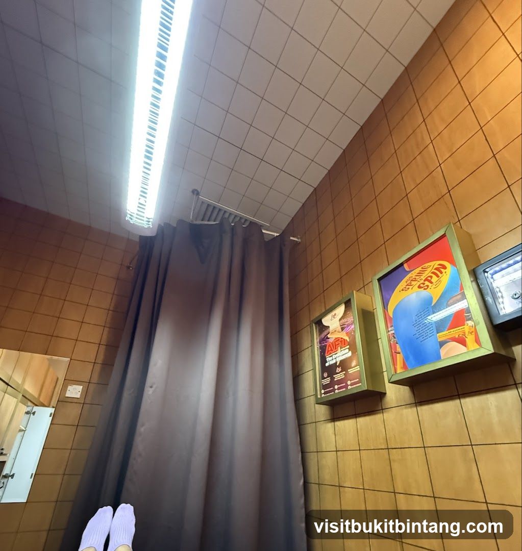 Changing Room with Posters
