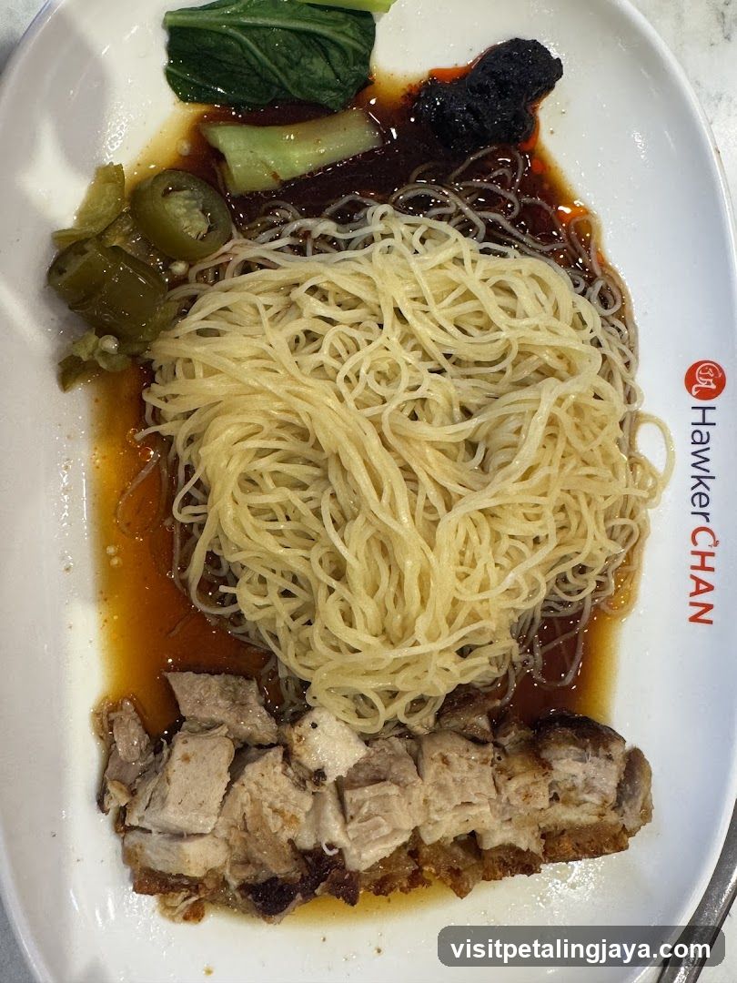 Hawker Chan Noodle Dish