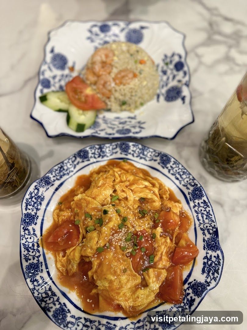 Tomato Egg and Fried Rice