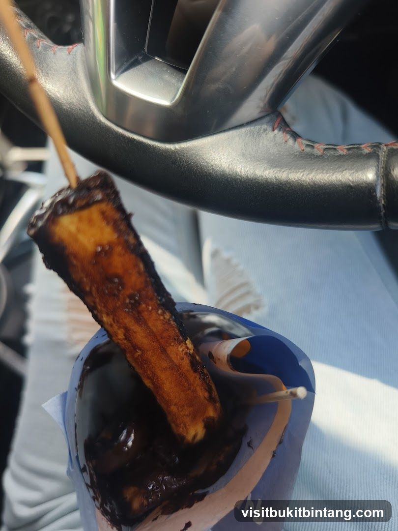 Chocolate-Dipped Food Item