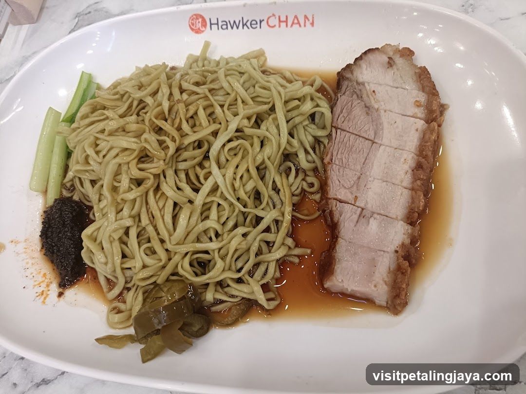 Hawker Chan Noodle Dish