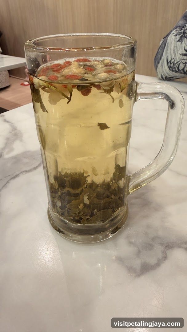 Herbal Tea in Glass Mug
