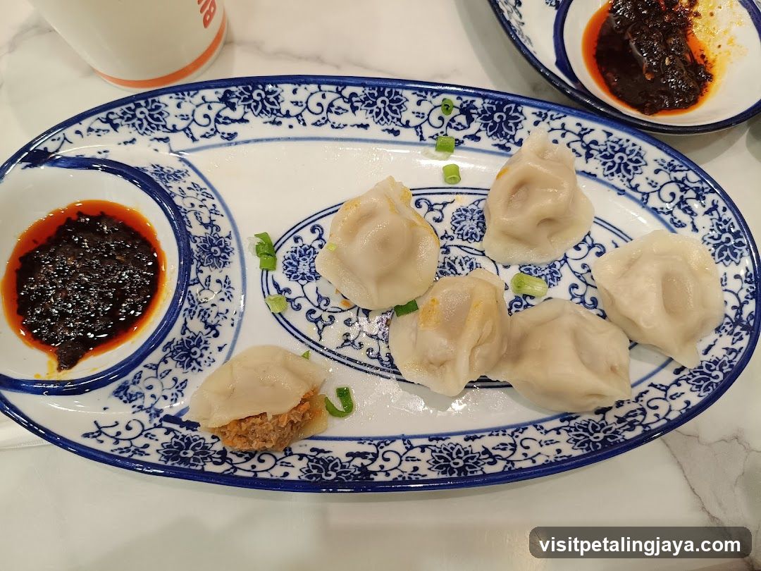 Dumplings with Sauce