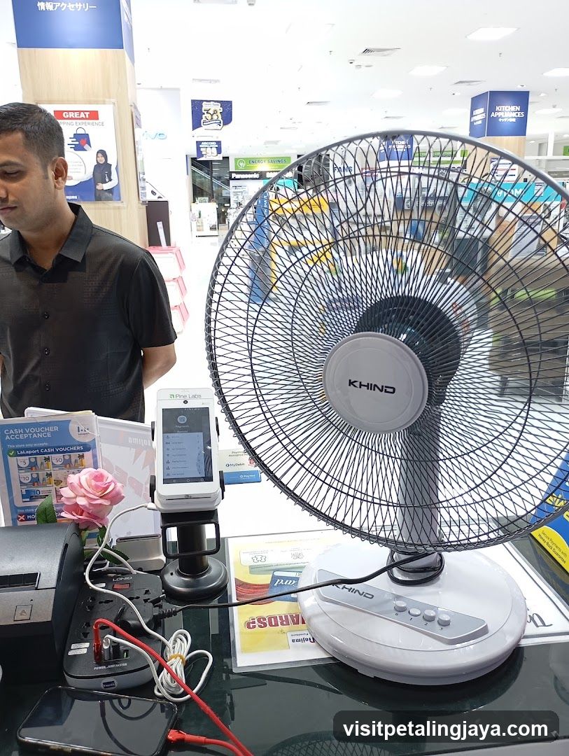 Electronics Store Interior Display