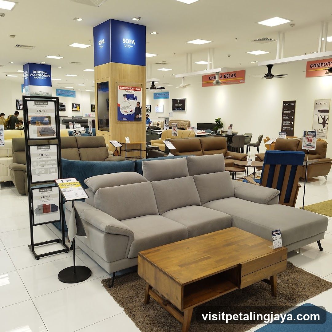 Sofa Store Interior Display