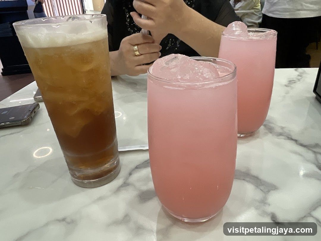 Iced Drinks on Marble Table