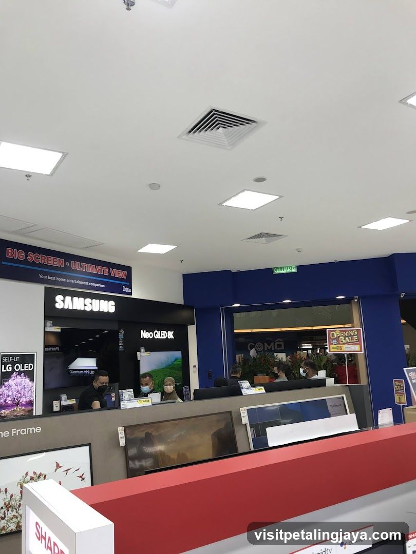 Electronics Store Interior