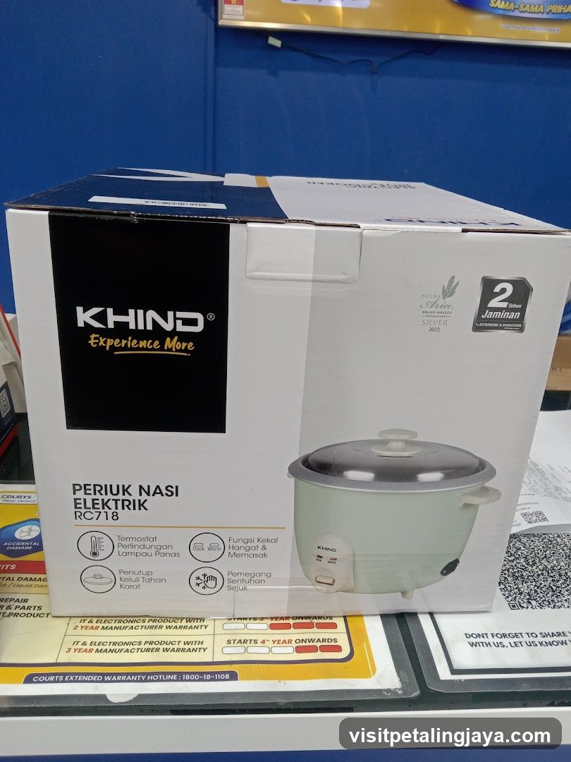 Khind Electric Rice Cooker Display