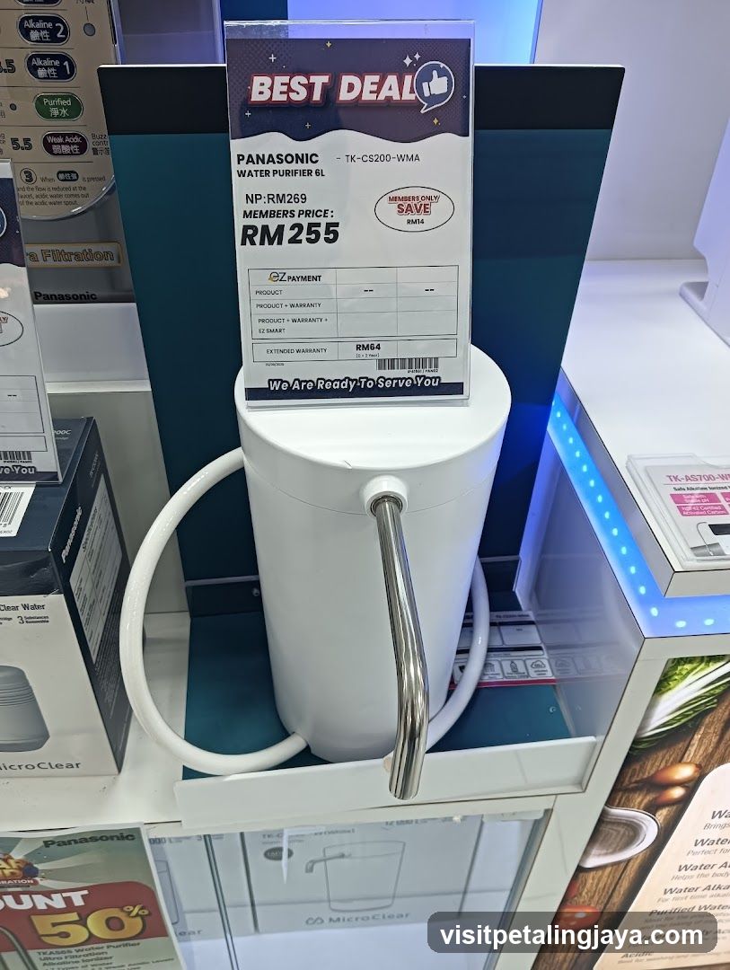 Panasonic Water Purifier Display