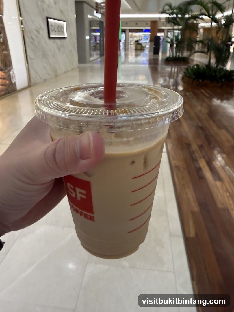 Iced Coffee in a Branded Cup