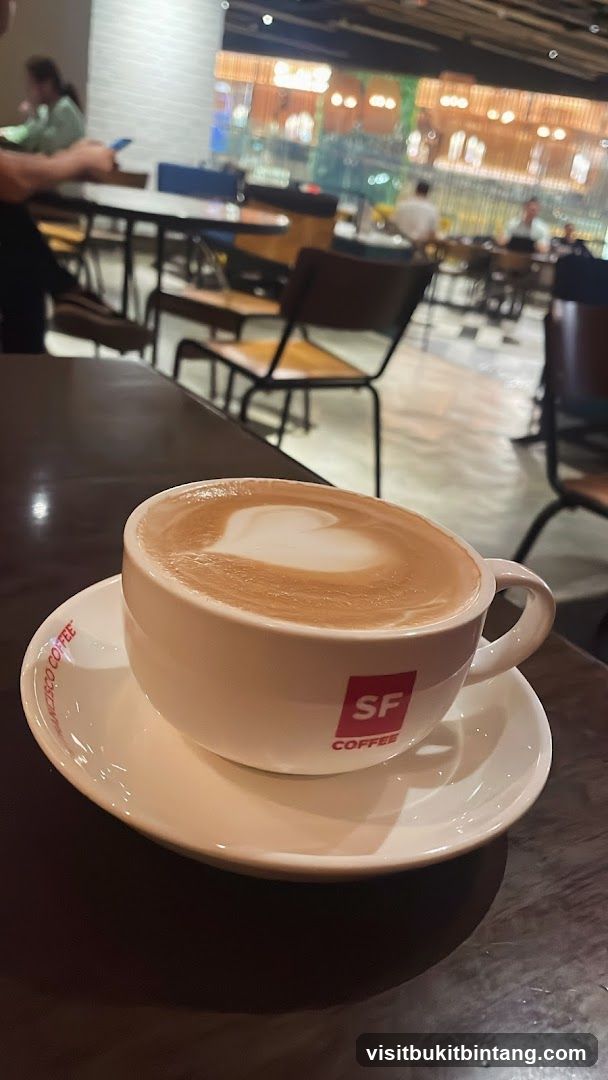 Latte with Heart Art