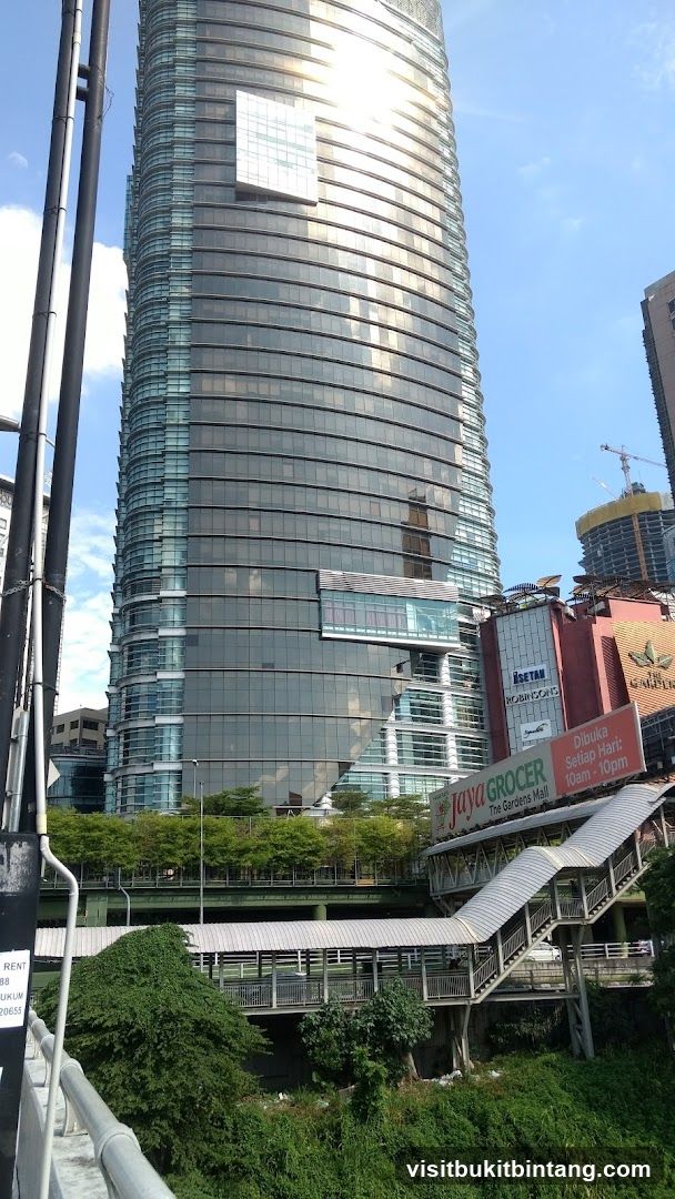 Modern Skyscraper and Mall Entrance