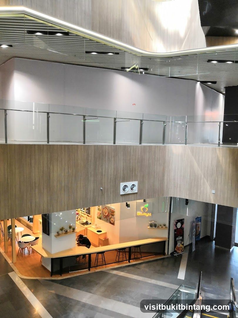Modern Interior with Food Stall