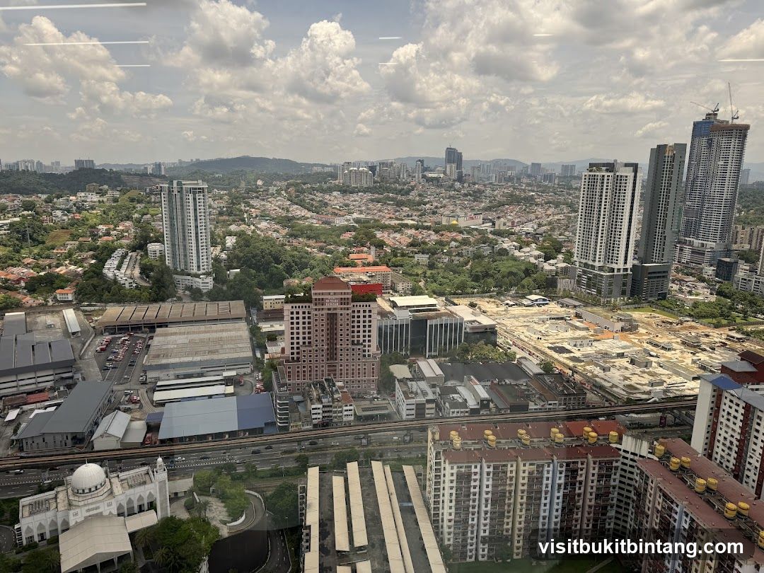 Cityscape with Buildings and Greenery
