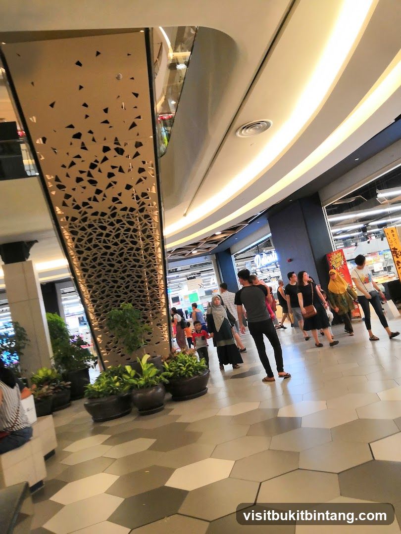 People walking in a mall