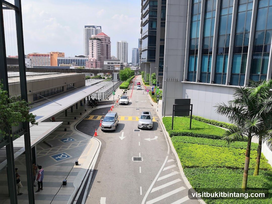 Modern Cityscape with Buildings and Roadway