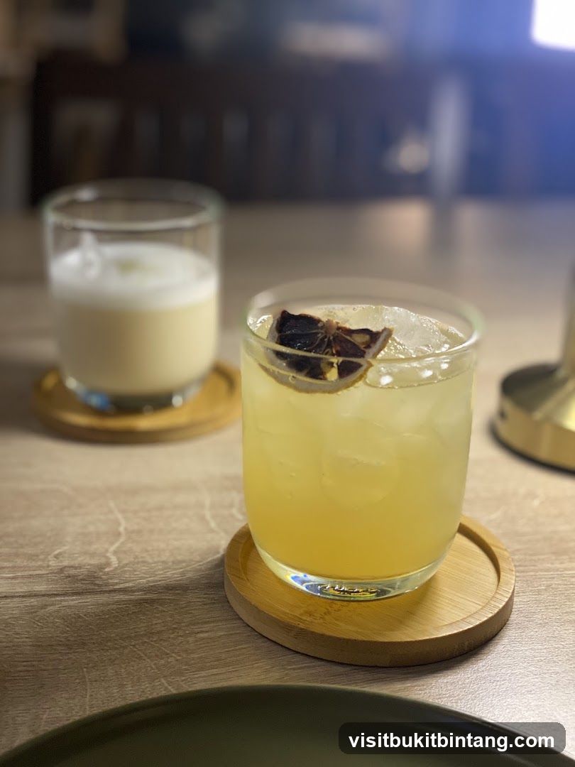 Two Cocktails on Coasters